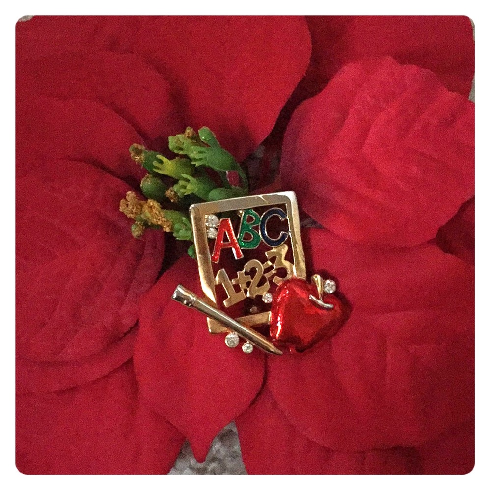 Teacher Brooch Gift